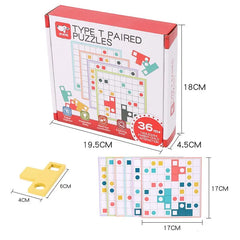 Wooden Type L Paired Puzzle