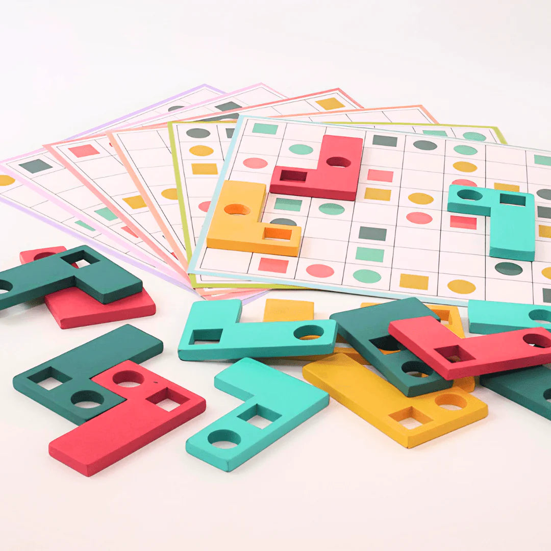 Wooden Type L Paired Puzzle