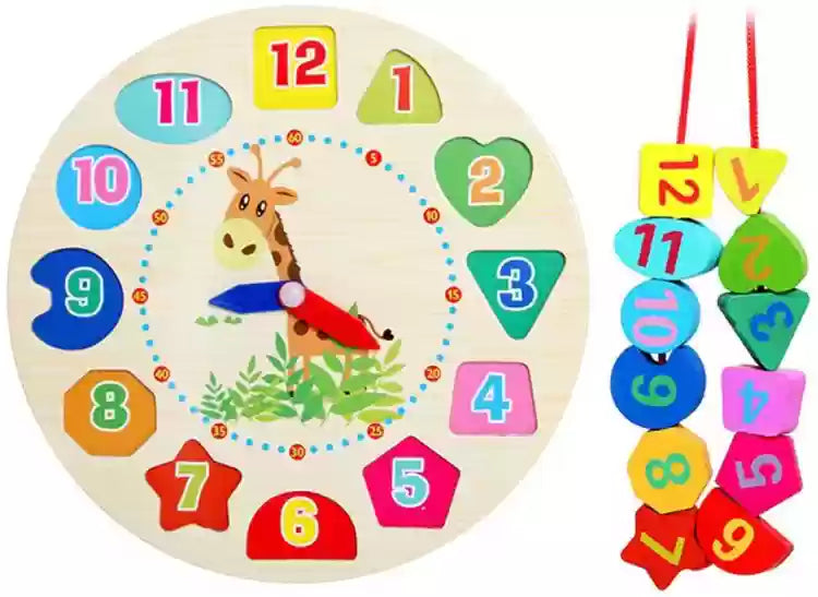 Wooden Watch Board Lacing- clock board – Toystorey
