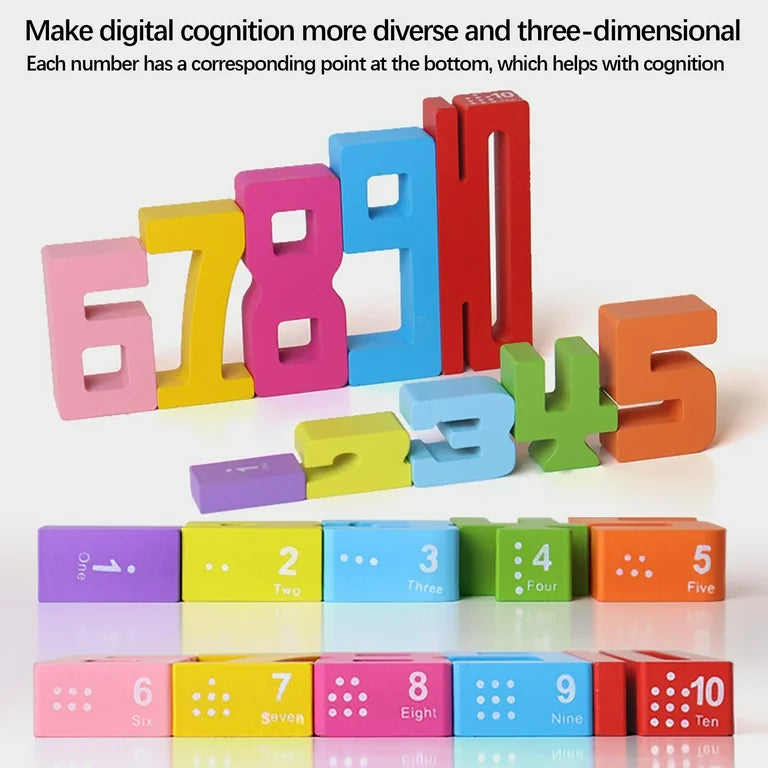 Wooden Digital Building Blocks