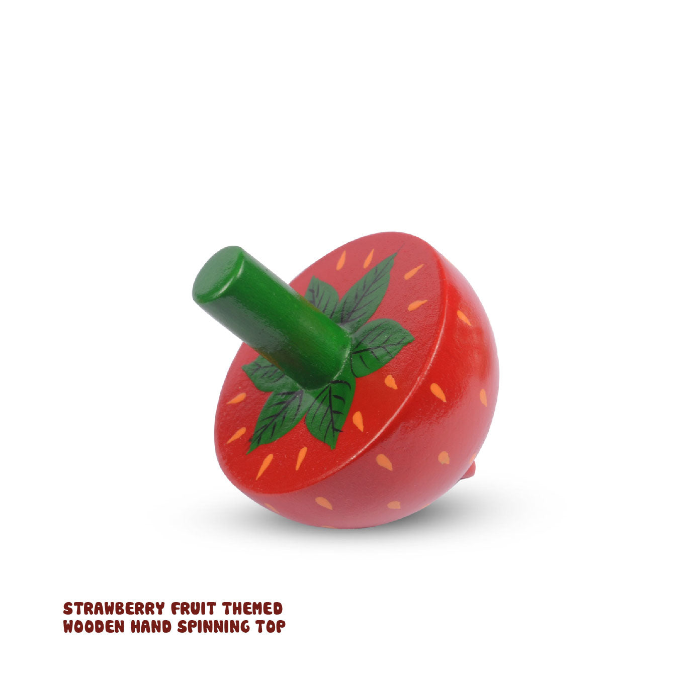 Wooden Fruit Theme Finger Spin Top - Any 1 pambaram