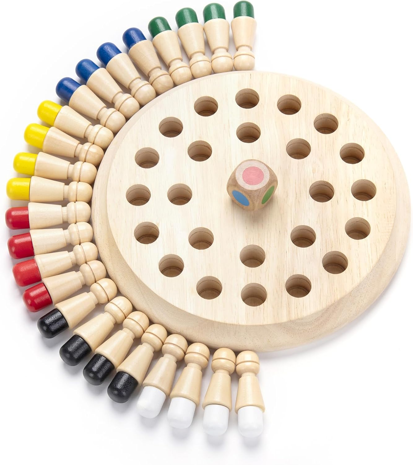 Wooden Memory Chess Game - For Both Kids and Adults