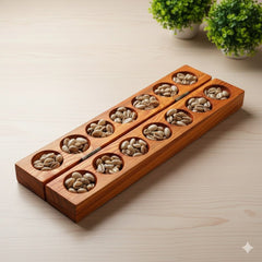 TOYSTOREY Thick Wooden Pallanguli - Neem Wood Without choli coins
