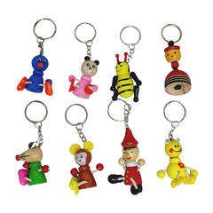 Wooden animal Key chain - pack of 1