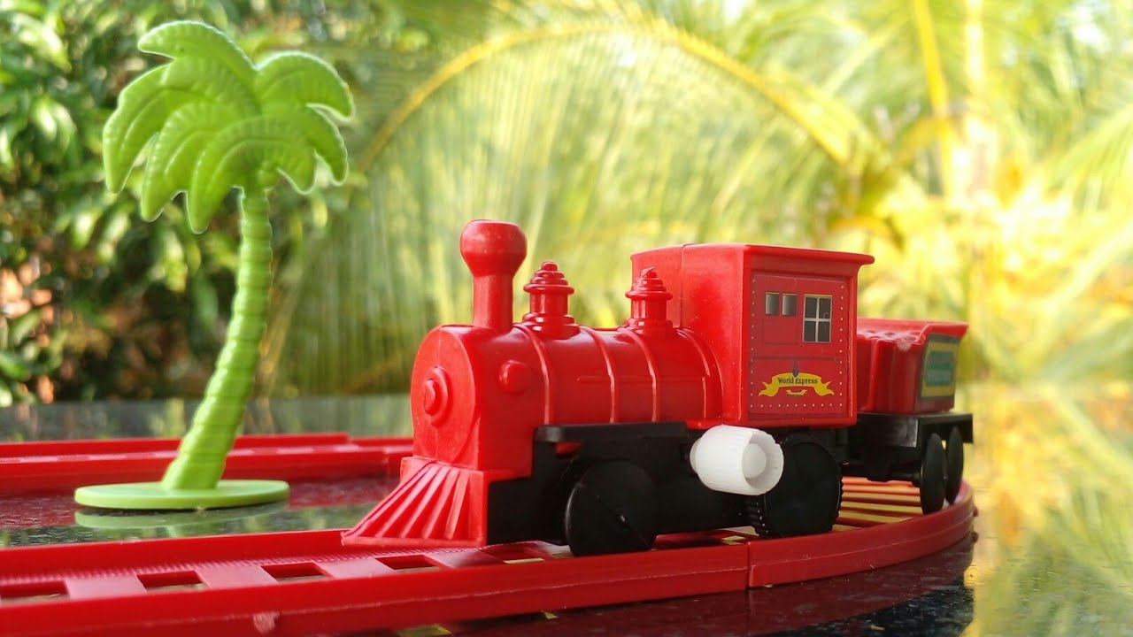 World Express Mini Train Play Set for Kids-Key Operated