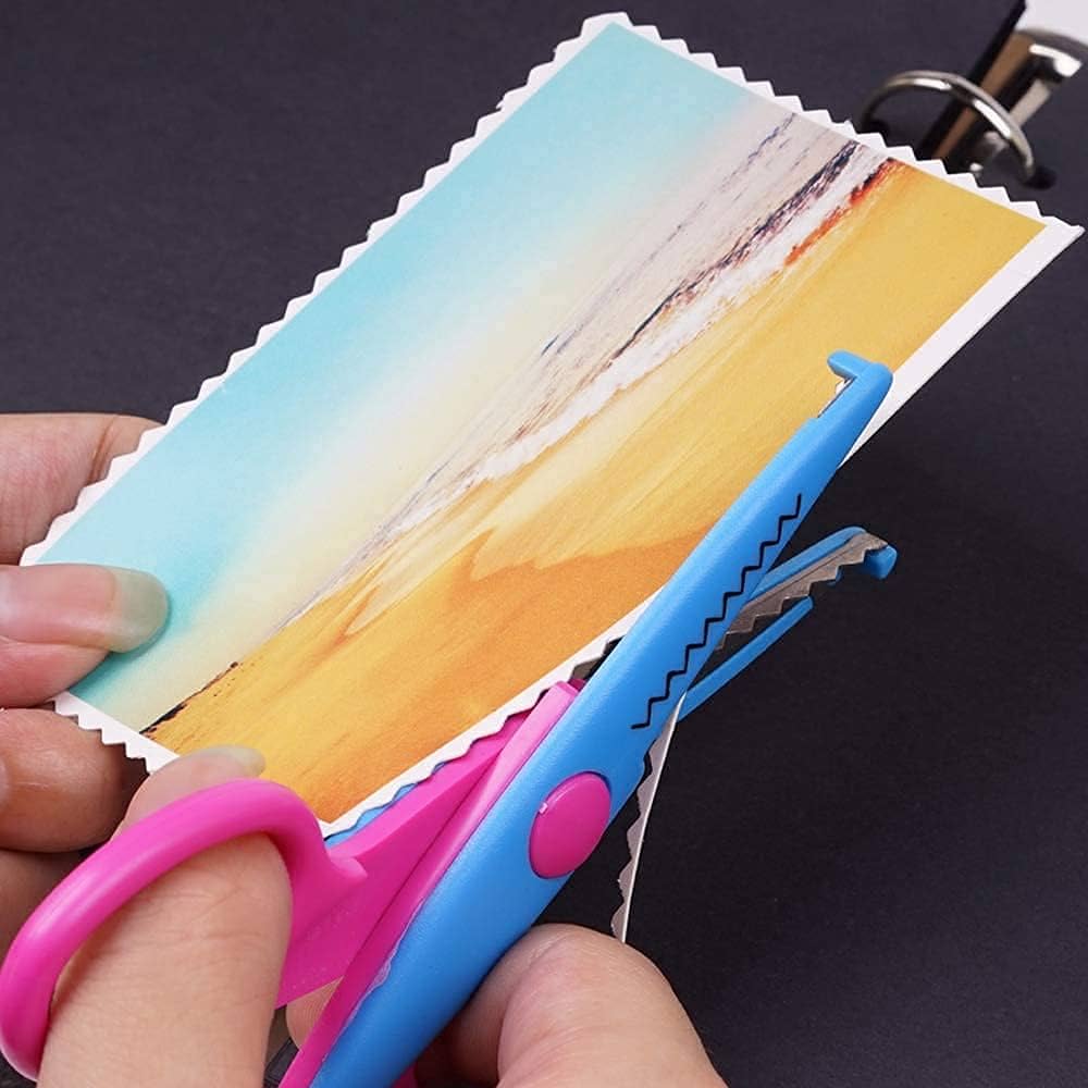 Zigzag Scissors for DIY Art & Craft, Zig Zag Paper Shaper Scissor - Any 1