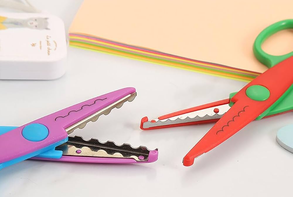 Zigzag Scissors for DIY Art & Craft, Zig Zag Paper Shaper Scissor - Any 1