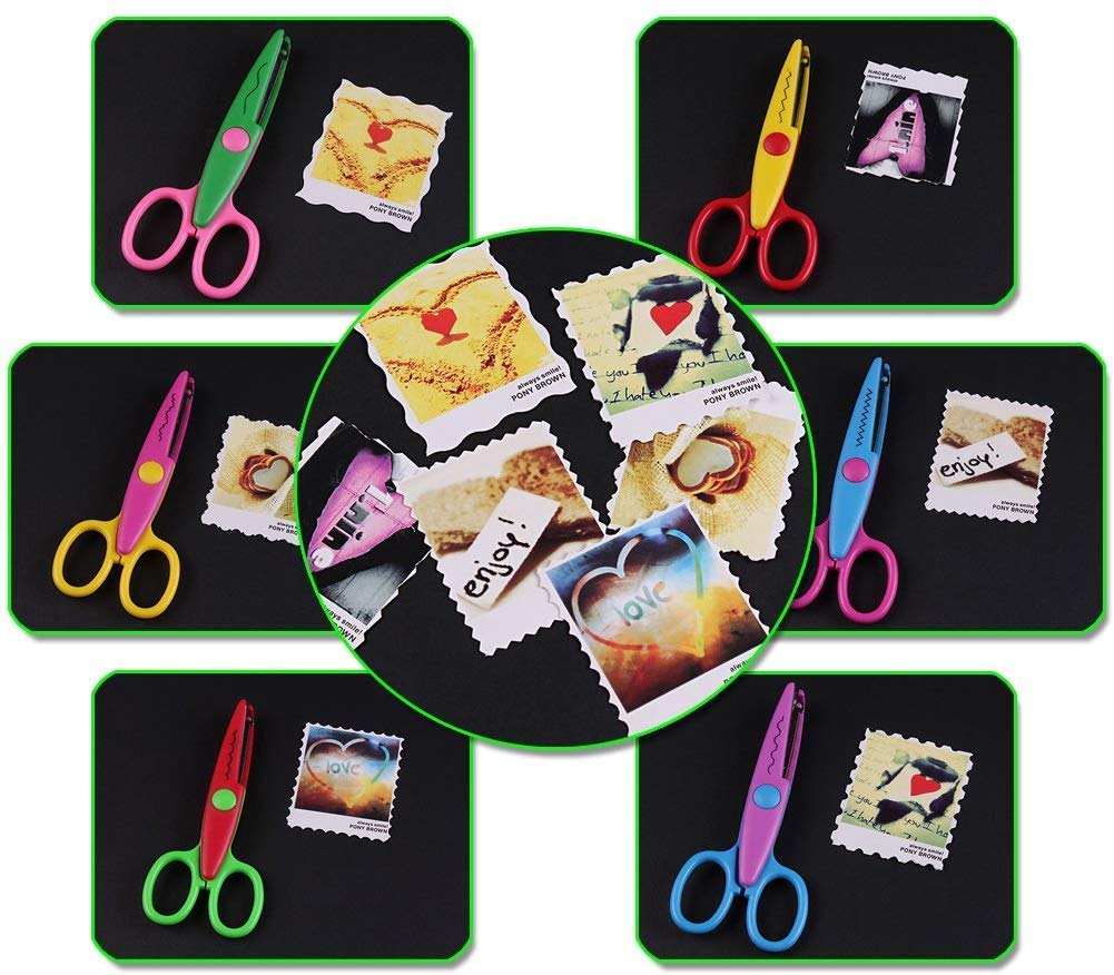 Zigzag Scissors for DIY Art & Craft, Zig Zag Paper Shaper Scissor - Any 1