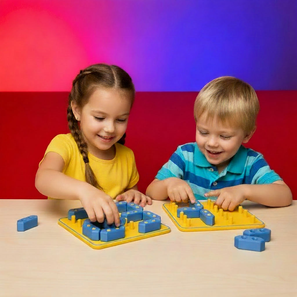 Wooden Digital Number Puzzle Board - 2 Digit