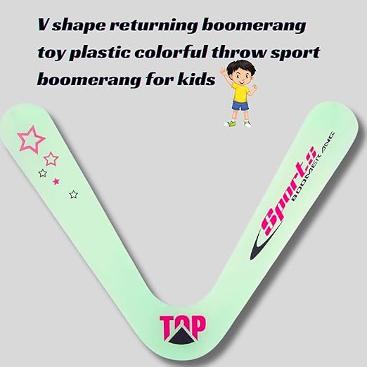 Glow in Dark Flying Disc Throwing Ring Boomerang Thrower Toy Sports Kid's -Any 1 Model