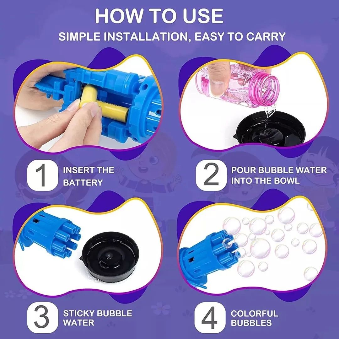 bubble gun for kids toy