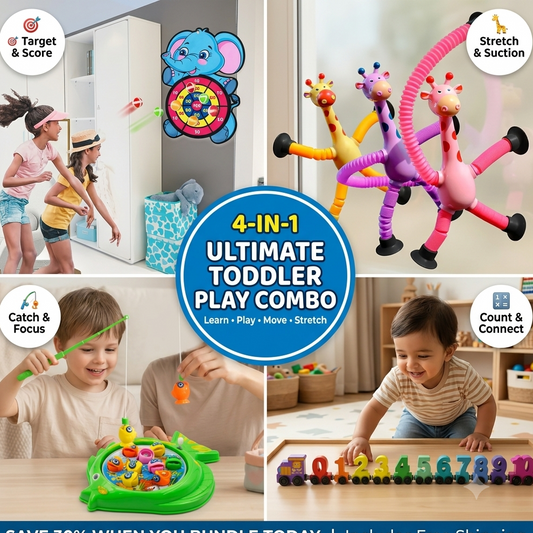 Active hands 4-in-1 Toddler Activity Combo – Play, Learn, Move & Connect!