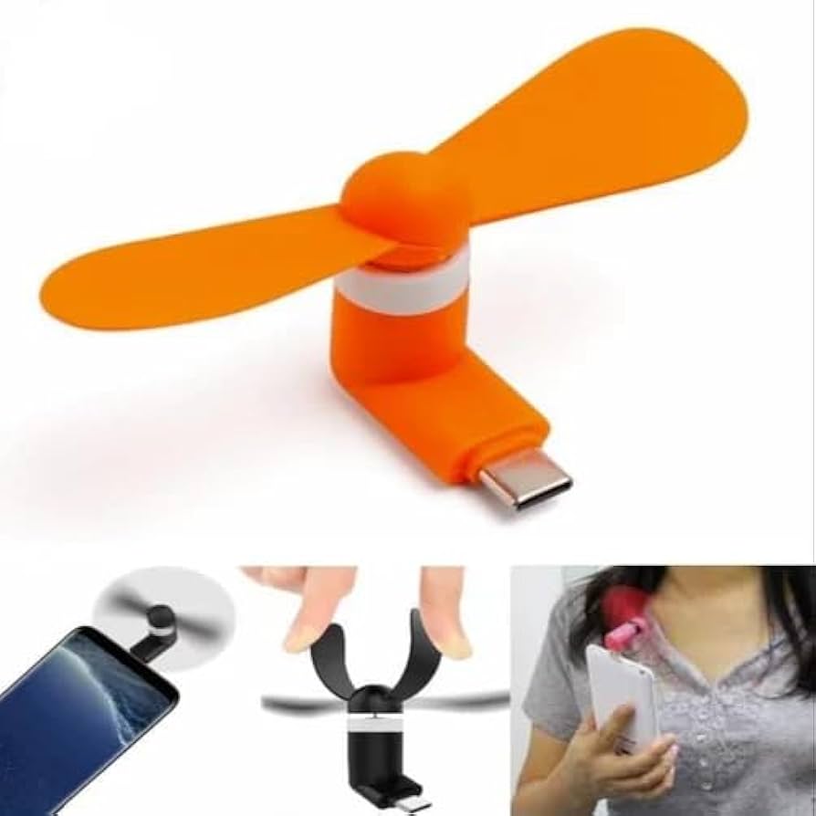 C type USB Fan For mobile and power banks