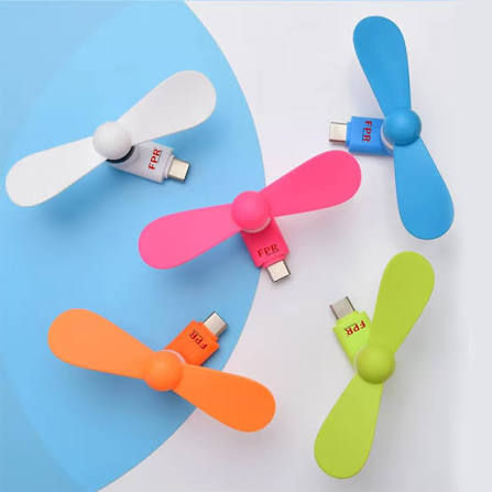 C type USB Fan For mobile and power banks