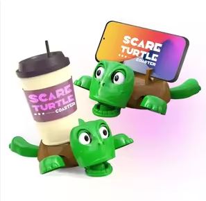 2 in 1 Funny Sleepy Turtle mobile holder cup stand Tortoise