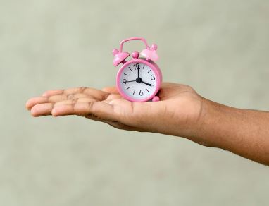 Mini portable Alarm Clock - small 4cm -Any 1