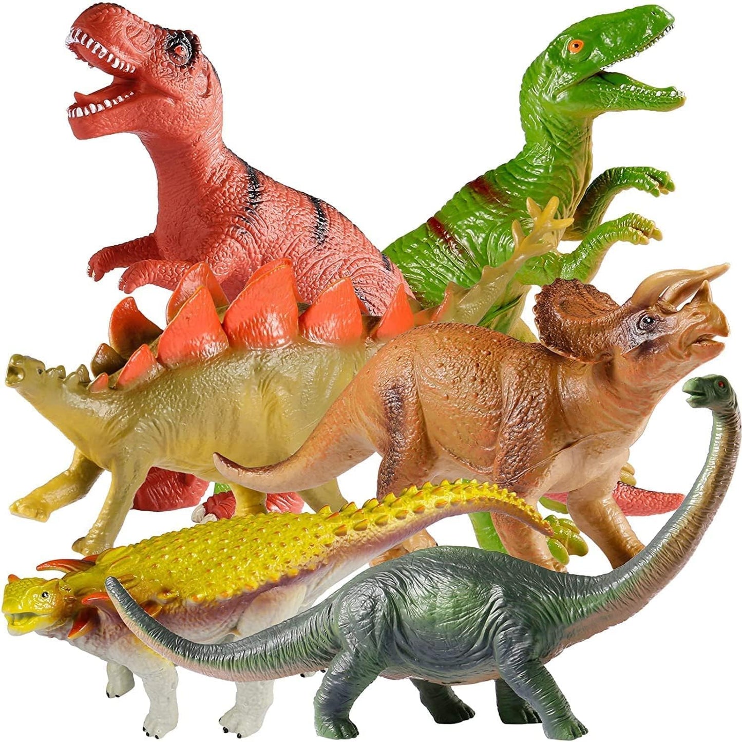 Big Dinosaur Simulation Toy with Eggs - 11 Pieces