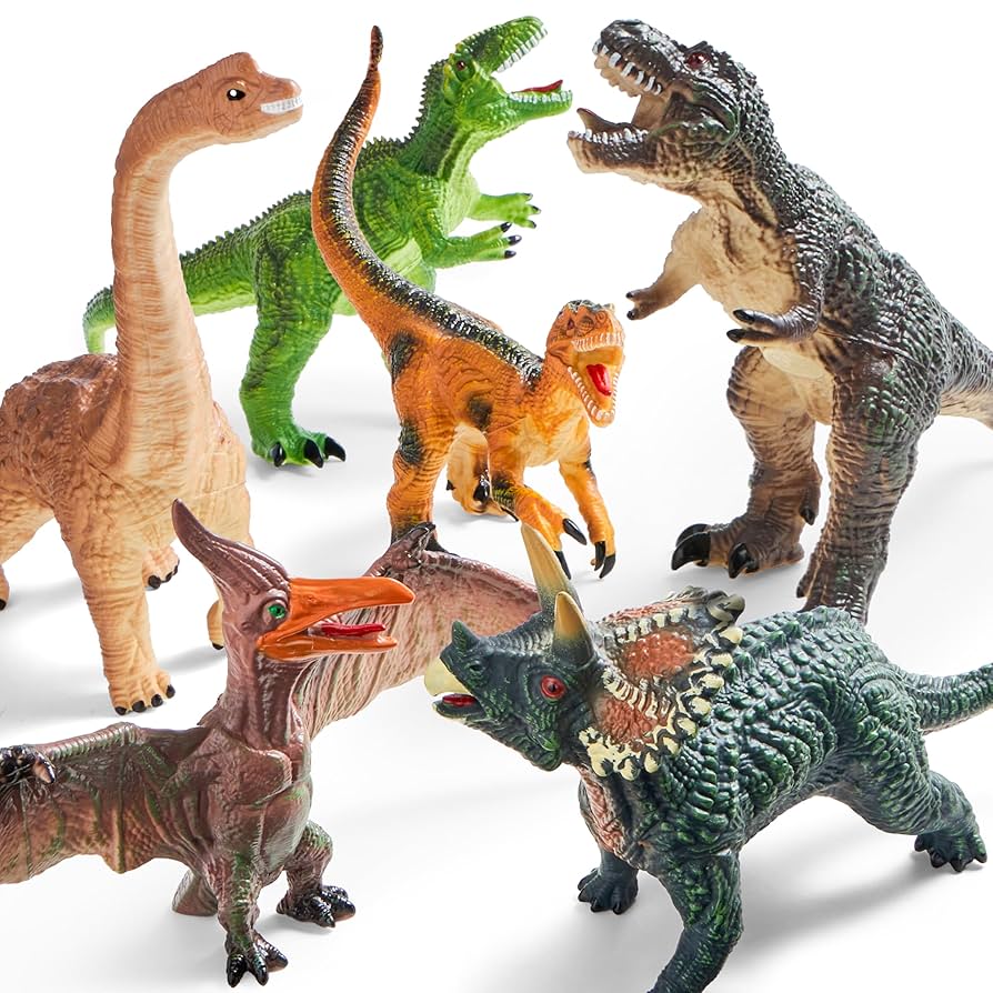 Big Dinosaur Simulation Toy - 11 Pieces
