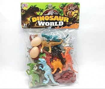 Big Dinosaur Simulation Toy with Eggs - 11 Pieces