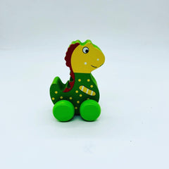 wooden Dinosaur toy - Green