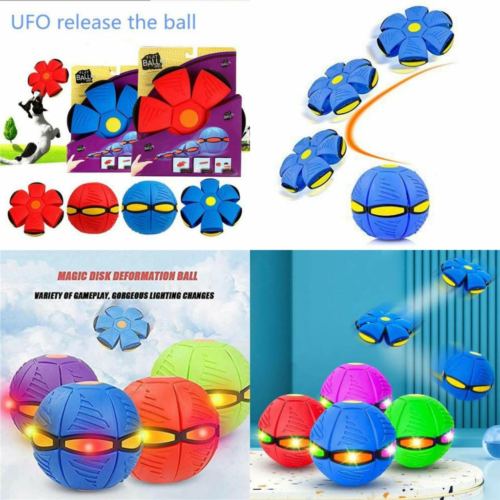 2 IN 1 Magic Deformation UFO Ball - Random Colour