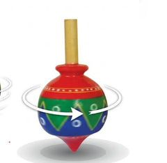 Wooden Pot Theme Finger Spin Top -1 Piece pambaram