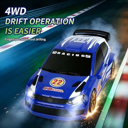 1:24 Scale Volkswagen Polo Rally 95 RC Drift Car – 2.4GHz 4WD Remote Control  High-Speed Drifting