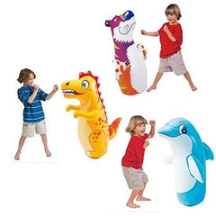 Hit Me Inflated Dragon Toy for Kids Inflatable Toy Water Filled Base - Random Design will be sent