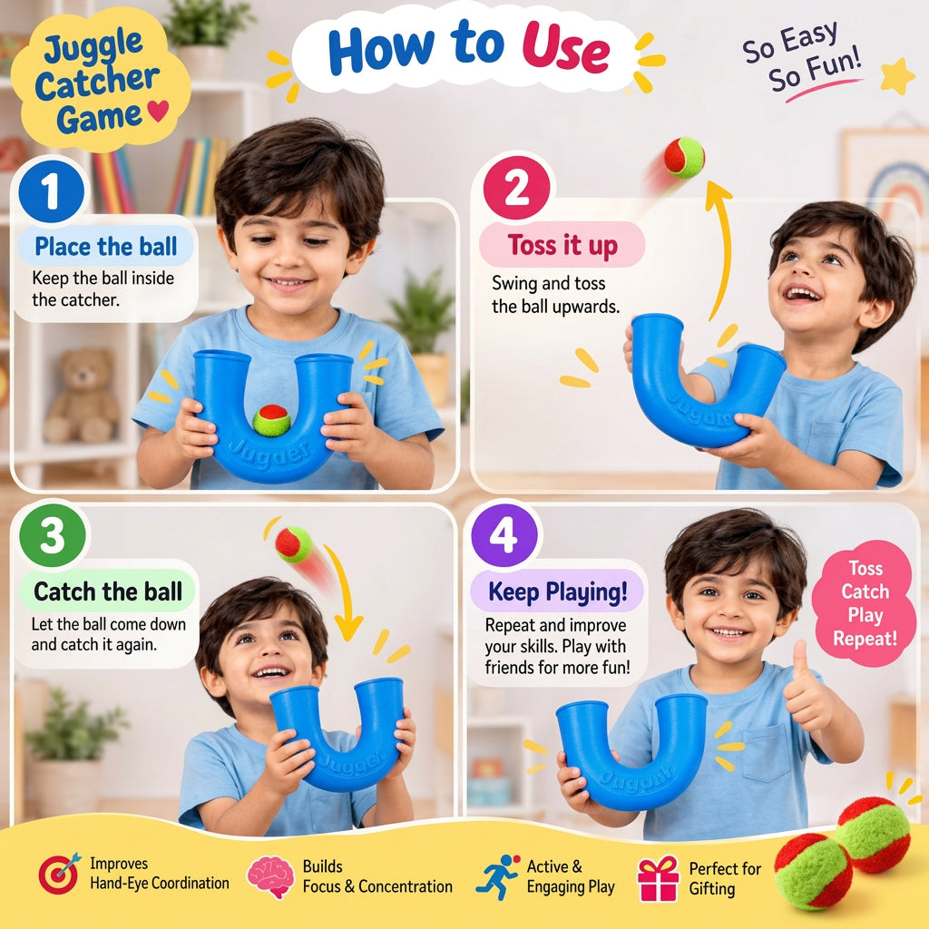 Monkey Juggler Ball Catch Game