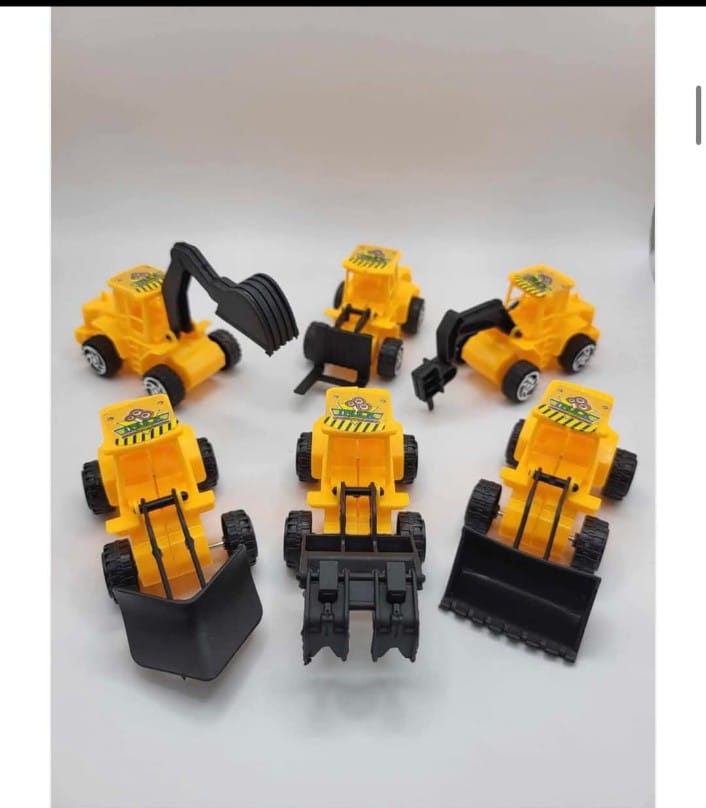 JCB Toy Miniature Friction Type- Any 1 color may vary
