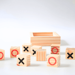 Play wooden Tic Tac Toe  Fun Strategy Game - Naugh Crosses