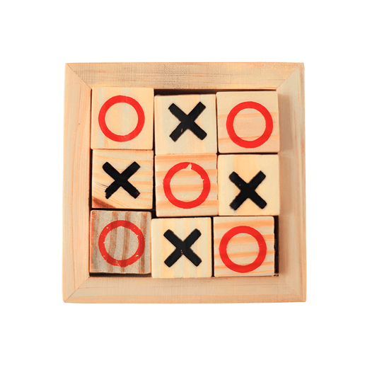 Play wooden Tic Tac Toe  Fun Strategy Game - Naugh Crosses