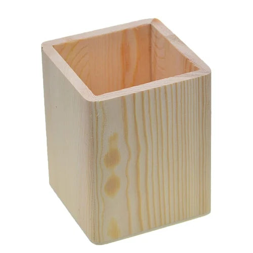 Pine Wood Pen Stand