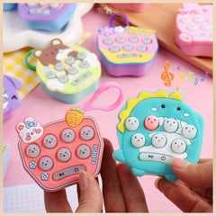 Quick Push Pop Game Console - Interactive Pounding Toy for Kids Mini Pop It Game