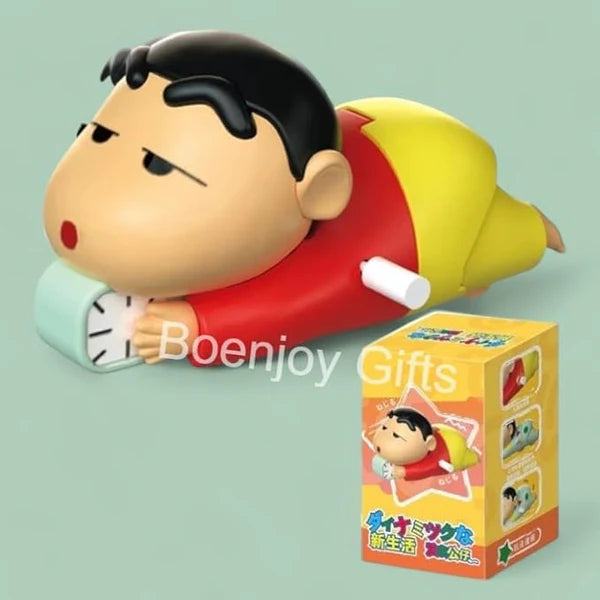 shinchan Movable Action Figure- PVC Wind-Up Moving Toy 12 cm-Random color  Funny Poseable Collectible Figure for Kids & Fans