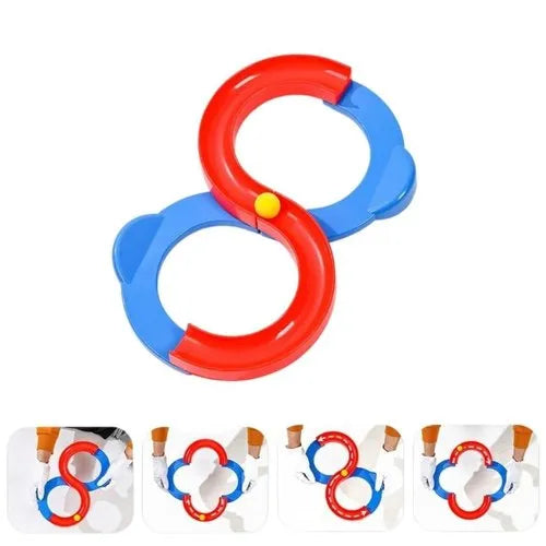 Smart Track Infinite 8 Shaped Loop Ball Game - with 2 balls