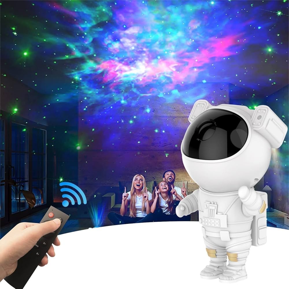 Space Astronaut Galaxy Projector Night Light-with Remote Control Timer 360? Adjustable