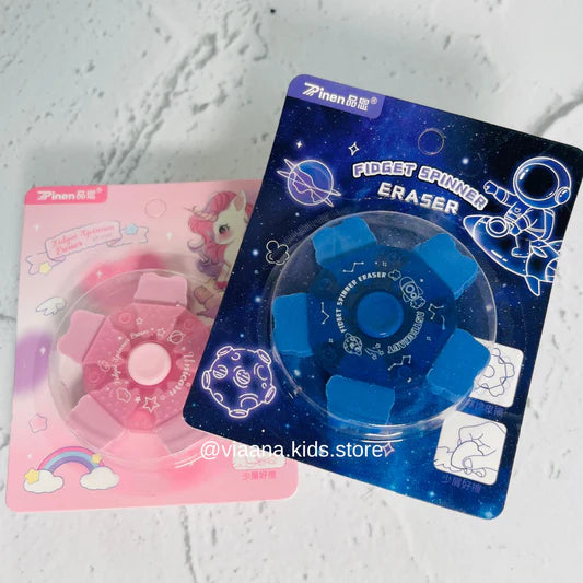 Fidget spinner eraser