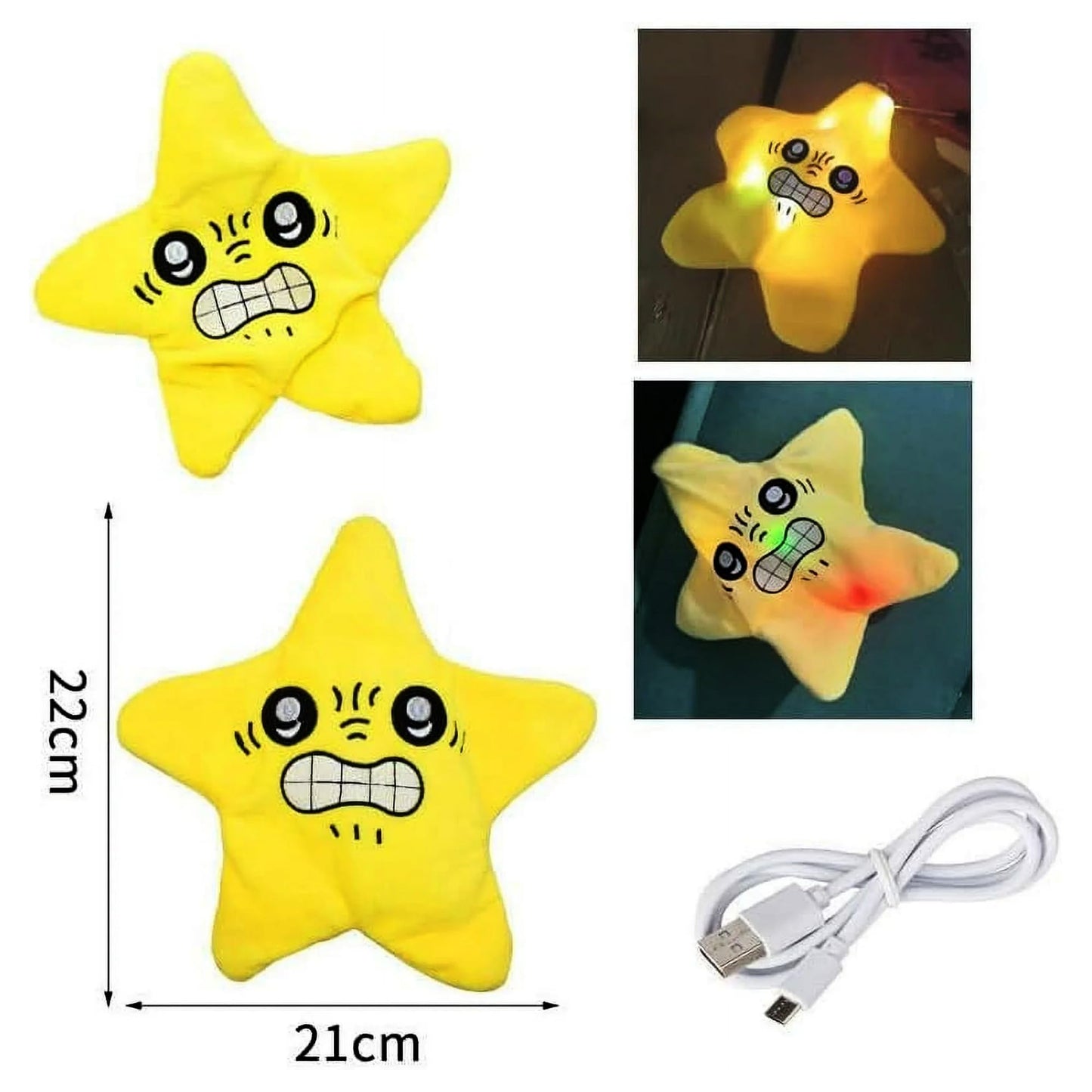 starfish Toy Talking starfish Plant Plush Toy - with charging cabble