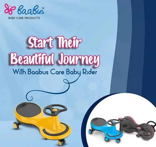 Magic Car Twisting Ride On Toys – Swing Car for Kids (2–10 Years)