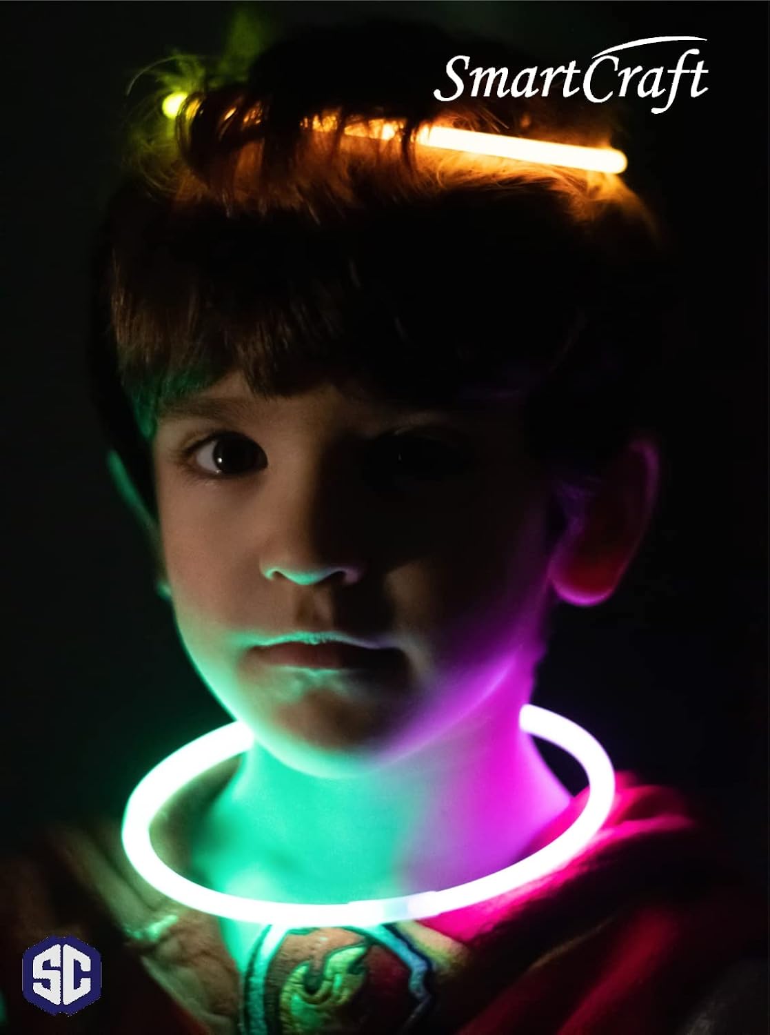 100pcs Glow Sticks in Mixed Colours -Glow in The Dark Neon Glowing Sticks