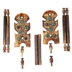 wooden Antique Bangle Stand with 4 compartments