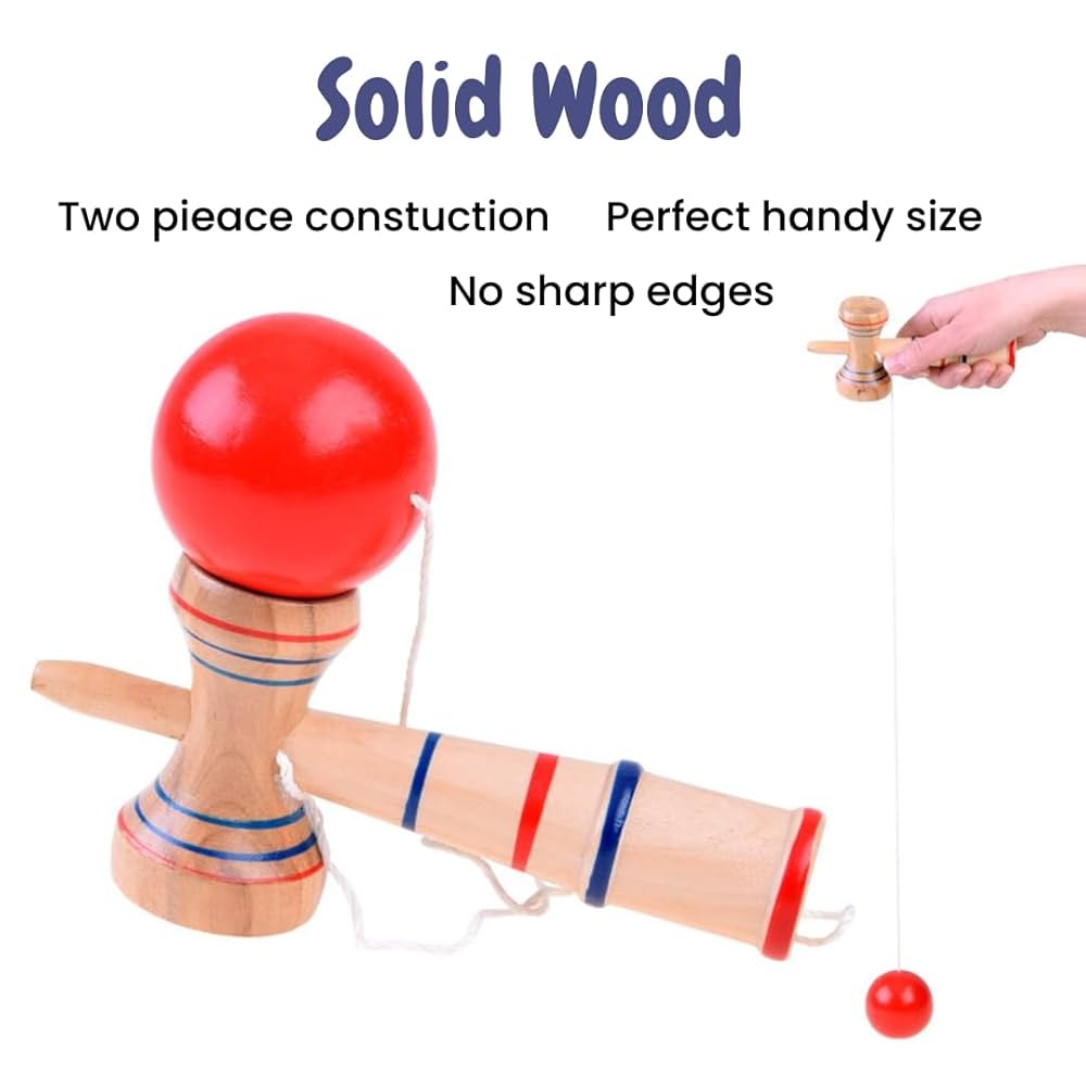 Wooden Kendama Game - Cup and ball Catch Game