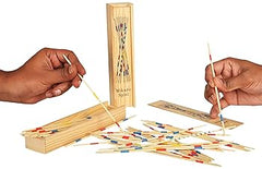 wooden Mikado game toy