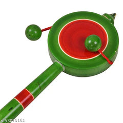 wooden Plate Rattle