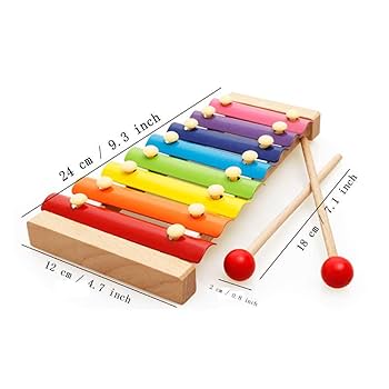 Wooden Xylophone Big - 8 Notes