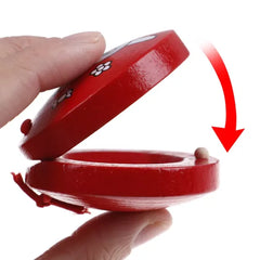 wooden cartoon Mini Hand clapper Rattle - castanet