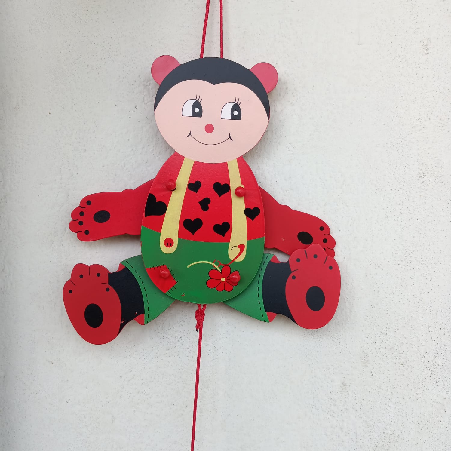 wooden cartoon puppet toy Big