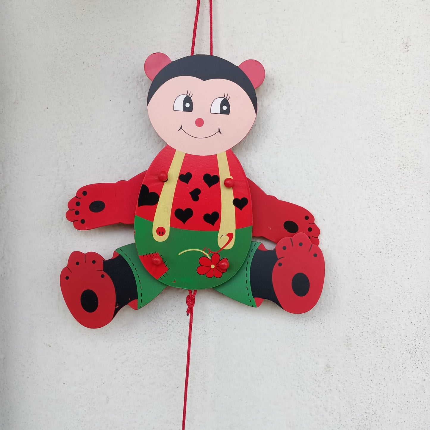 wooden cartoon puppet toy Big