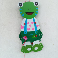 wooden cartoon puppet toy Big
